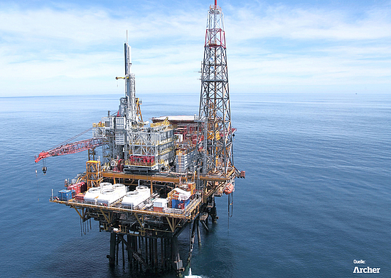 Offshore Bohranlage